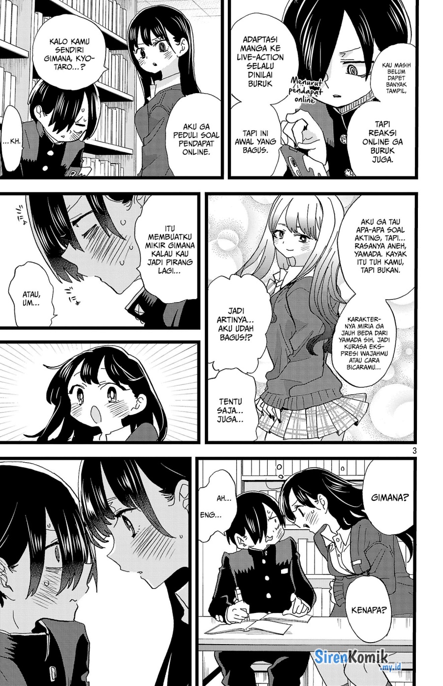 Boku no Kokoro no Yabai Yatsu Chapter 159