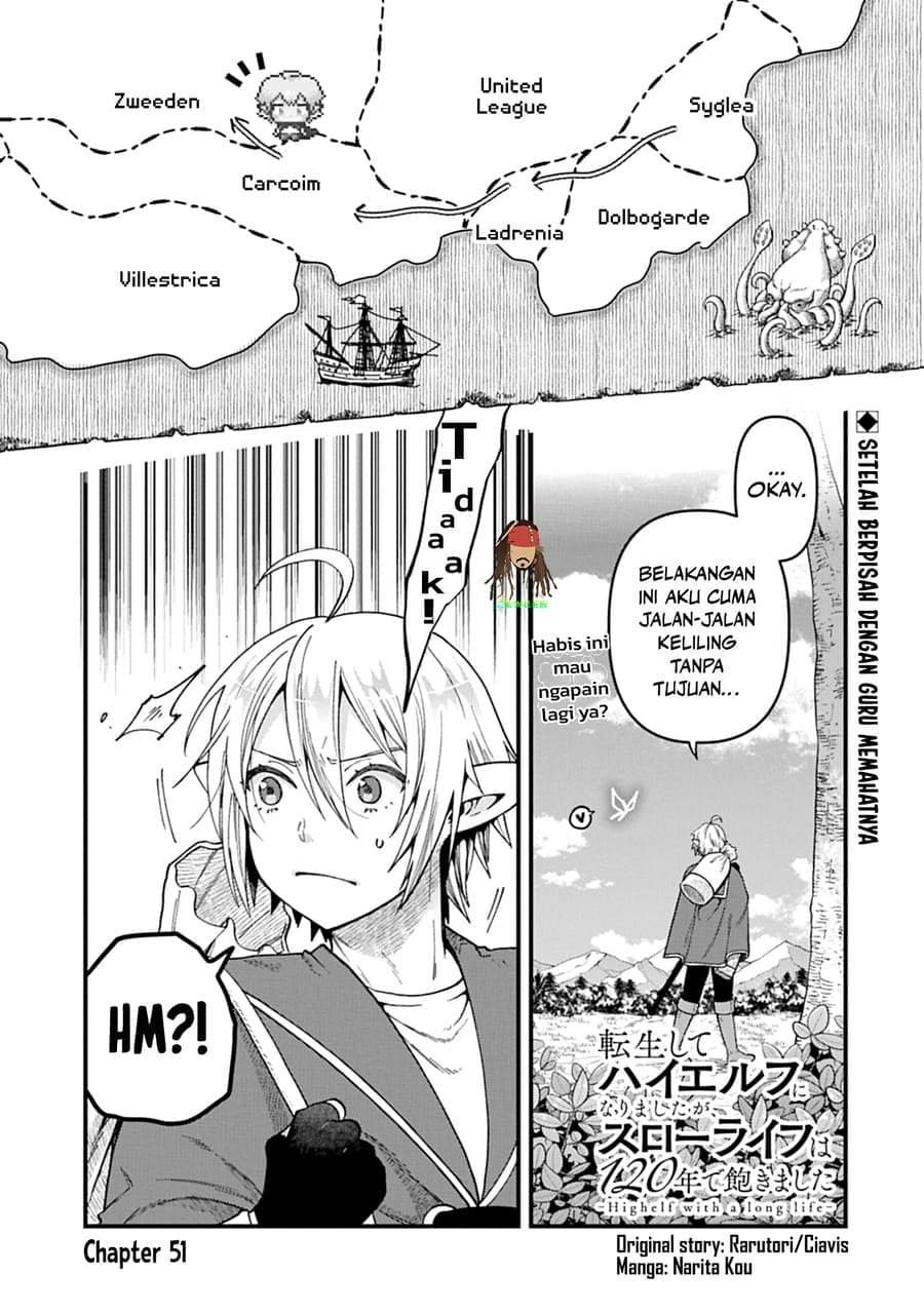 Tensei Shite High Elf ni Narimashitaga, Slow Life wa 120-nen de Akimashita Chapter 51
