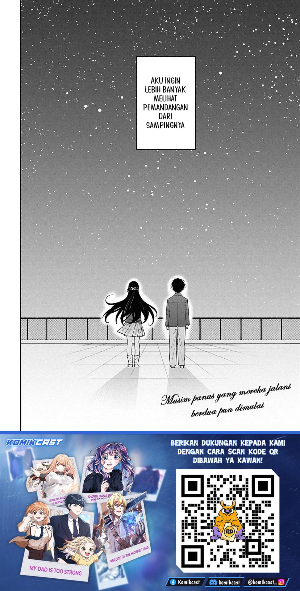 Tonari no Seki no Yankee Shimizu-san ga Kami o Kuroku Sometekita Chapter 15
