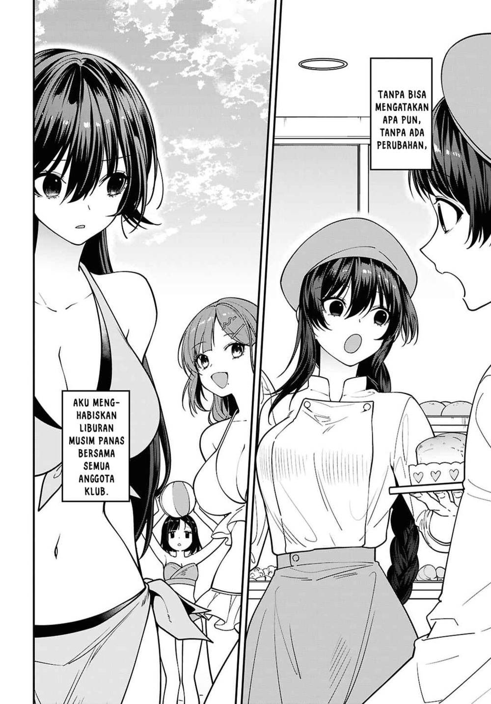 Tonari no Seki no Yankee Shimizu-san ga Kami o Kuroku Sometekita Chapter 16