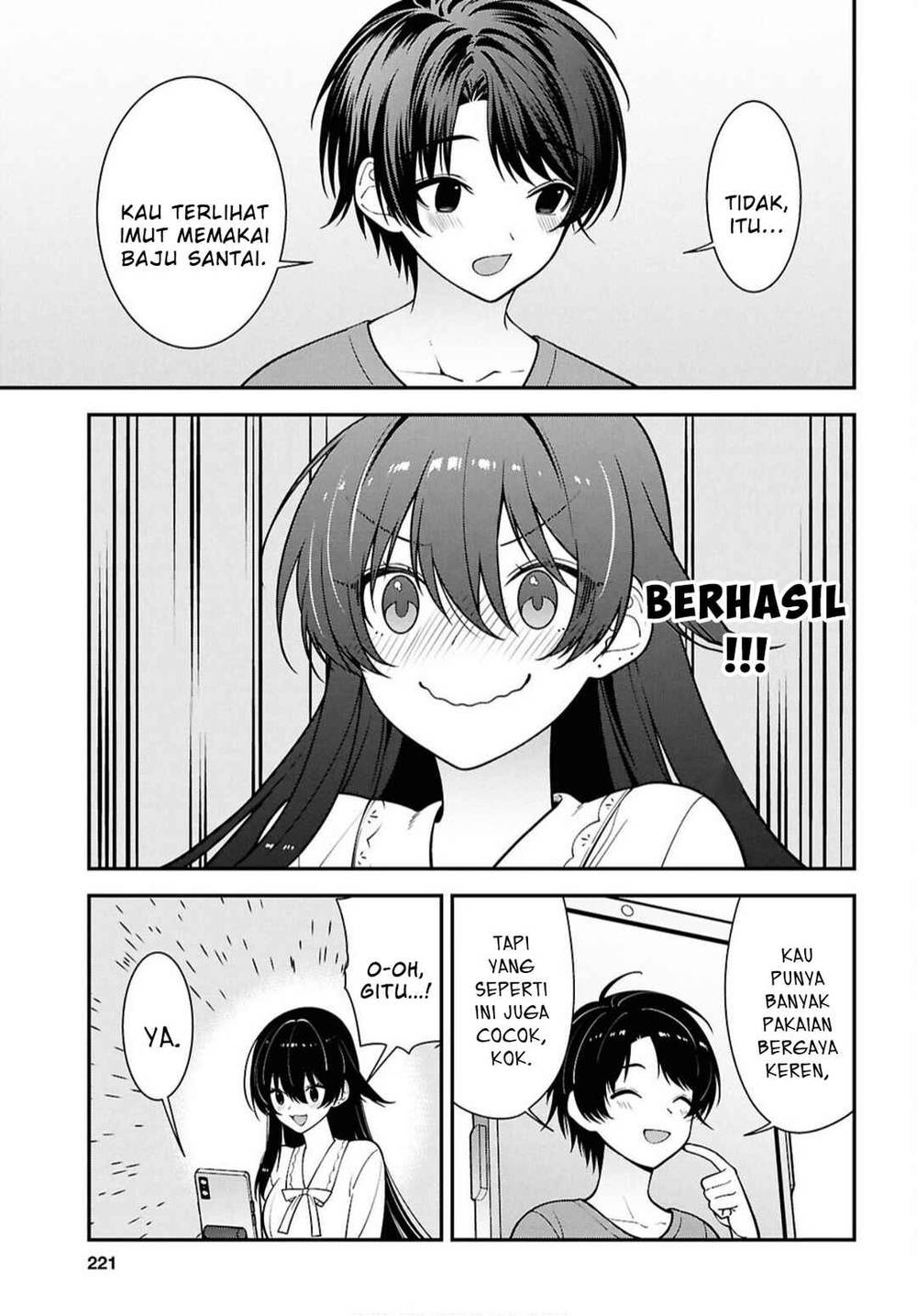 Tonari no Seki no Yankee Shimizu-san ga Kami o Kuroku Sometekita Chapter 17