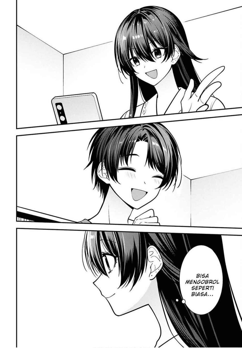 Tonari no Seki no Yankee Shimizu-san ga Kami o Kuroku Sometekita Chapter 17