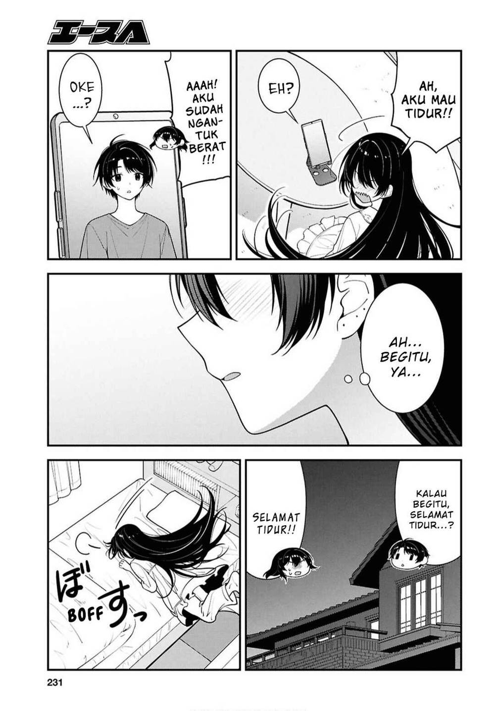 Tonari no Seki no Yankee Shimizu-san ga Kami o Kuroku Sometekita Chapter 17