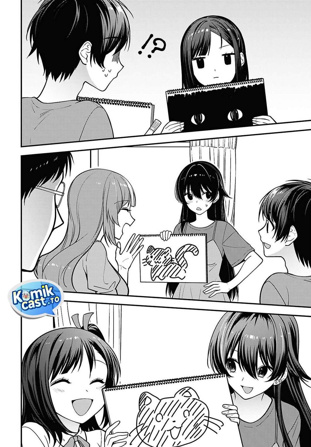 Tonari no Seki no Yankee Shimizu-san ga Kami o Kuroku Sometekita Chapter 18