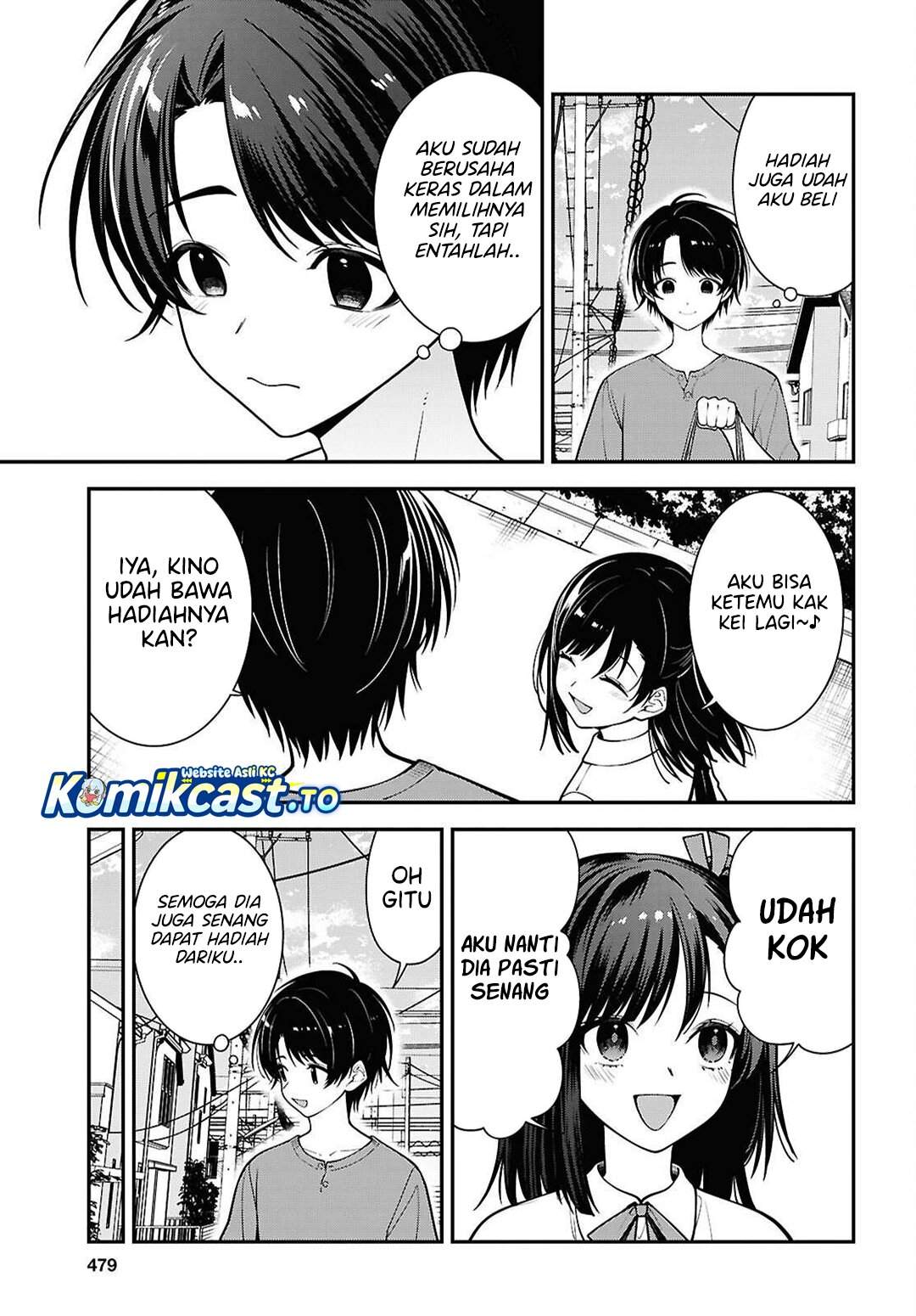 Tonari no Seki no Yankee Shimizu-san ga Kami o Kuroku Sometekita Chapter 18