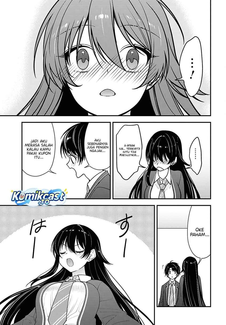 Tonari no Seki no Yankee Shimizu-san ga Kami o Kuroku Sometekita Chapter 19