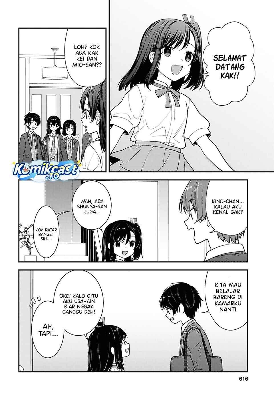 Tonari no Seki no Yankee Shimizu-san ga Kami o Kuroku Sometekita Chapter 19