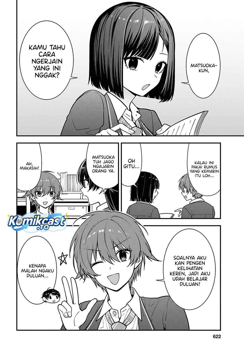 Tonari no Seki no Yankee Shimizu-san ga Kami o Kuroku Sometekita Chapter 19