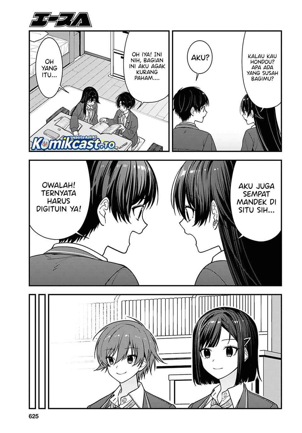 Tonari no Seki no Yankee Shimizu-san ga Kami o Kuroku Sometekita Chapter 19