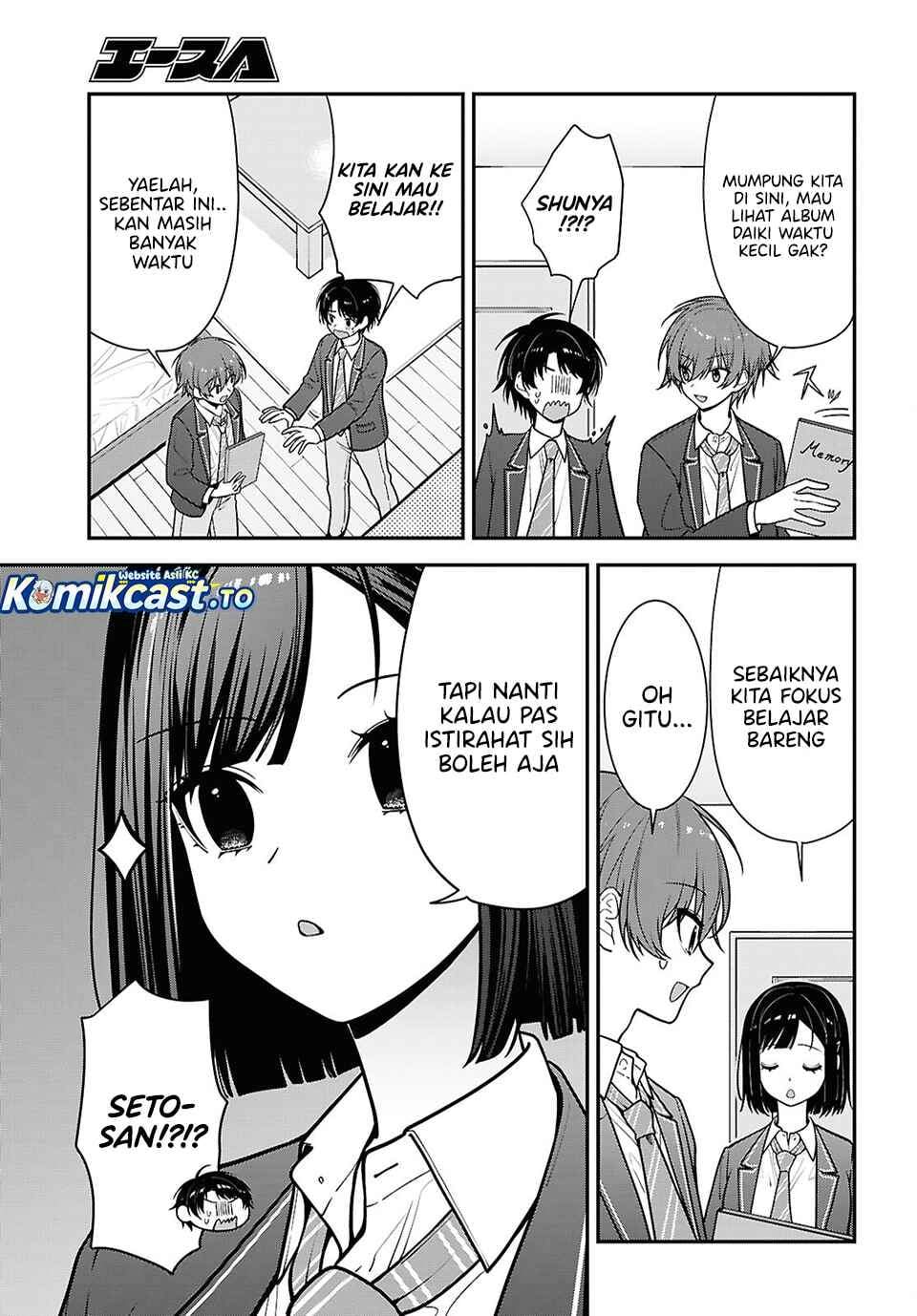 Tonari no Seki no Yankee Shimizu-san ga Kami o Kuroku Sometekita Chapter 19