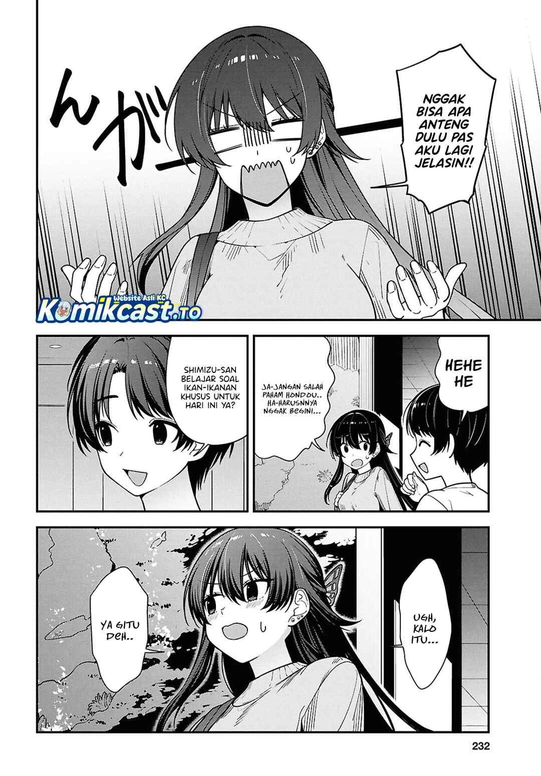 Tonari no Seki no Yankee Shimizu-san ga Kami o Kuroku Sometekita Chapter 20