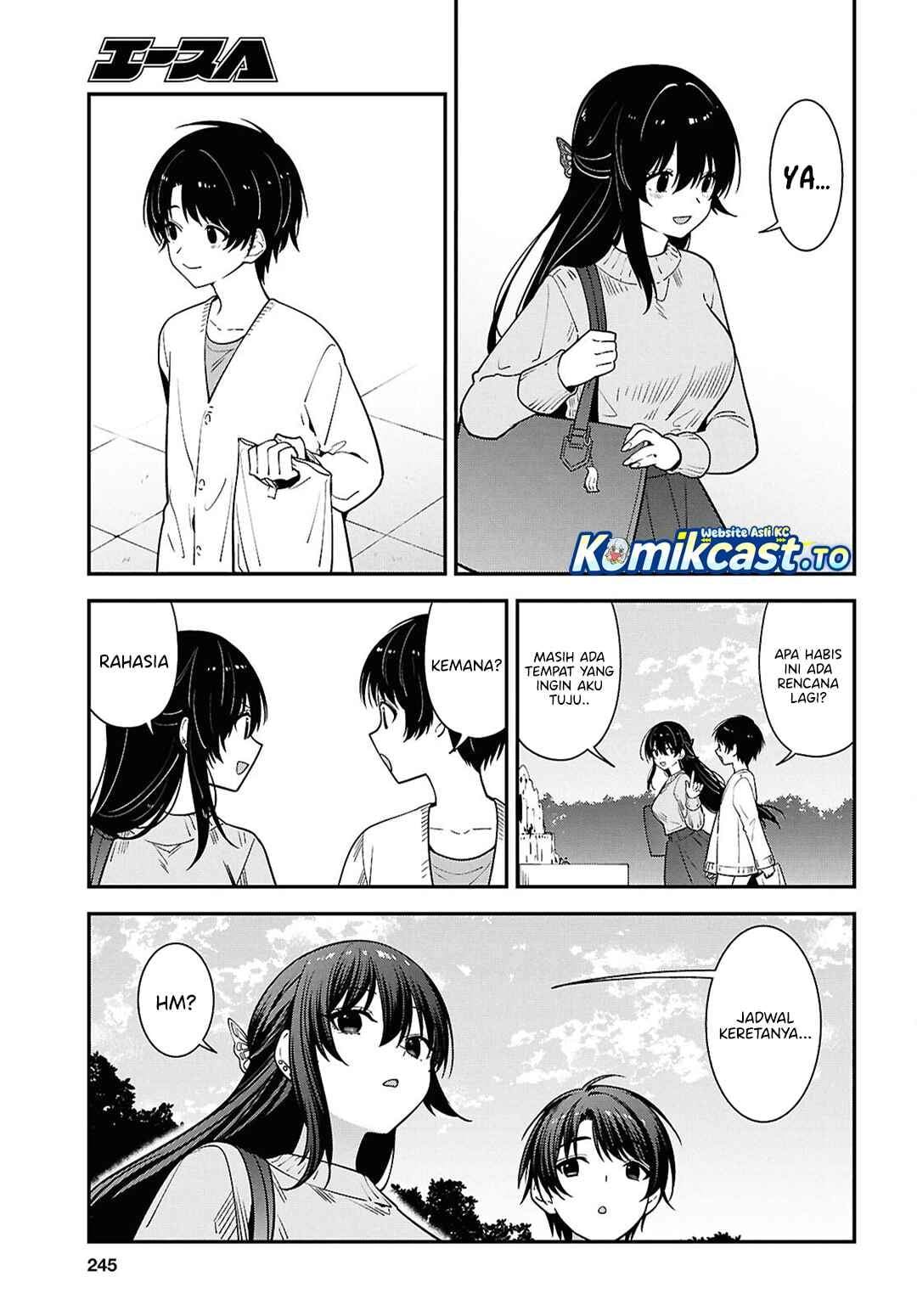 Tonari no Seki no Yankee Shimizu-san ga Kami o Kuroku Sometekita Chapter 20