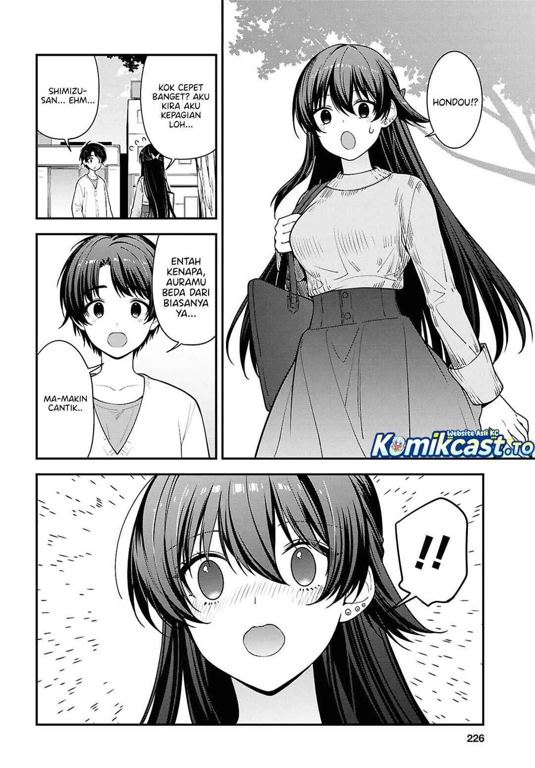 Tonari no Seki no Yankee Shimizu-san ga Kami o Kuroku Sometekita Chapter 20