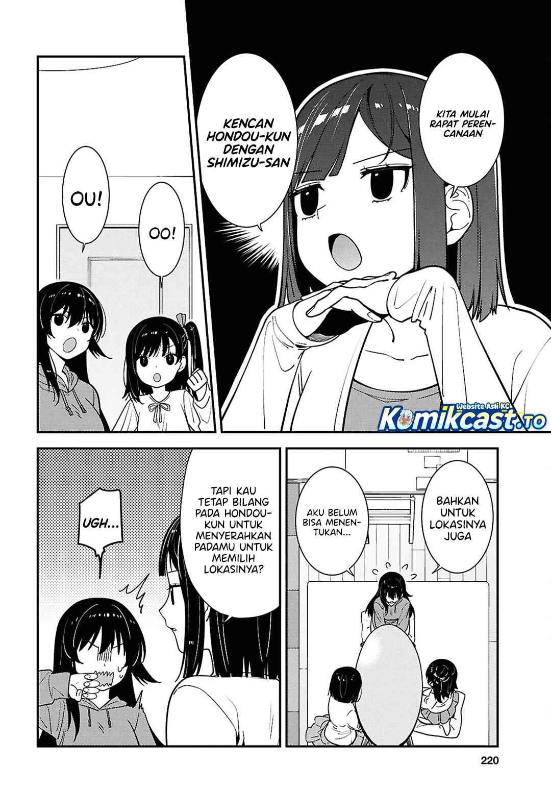 Tonari no Seki no Yankee Shimizu-san ga Kami o Kuroku Sometekita Chapter 20
