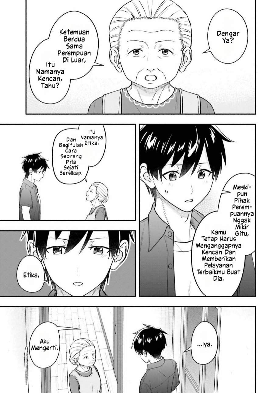 Kaji Daikou no Arubaito wo Hajimetara Gakuen Ichi no Bishoujo no Kazoku ni Kiniirarechaimashita Chapter 13.1