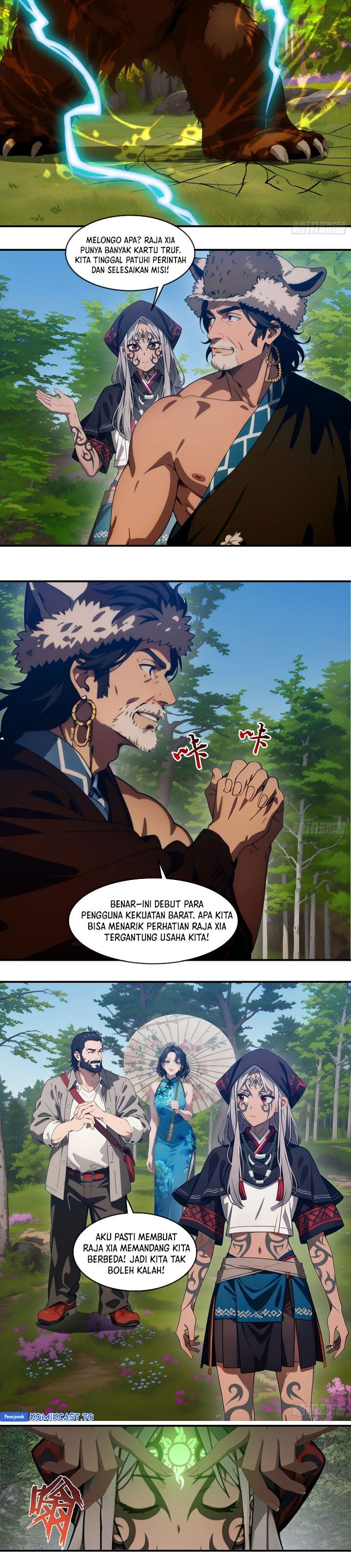 The Evil God Descends, I Own Great Hell Chapter 107