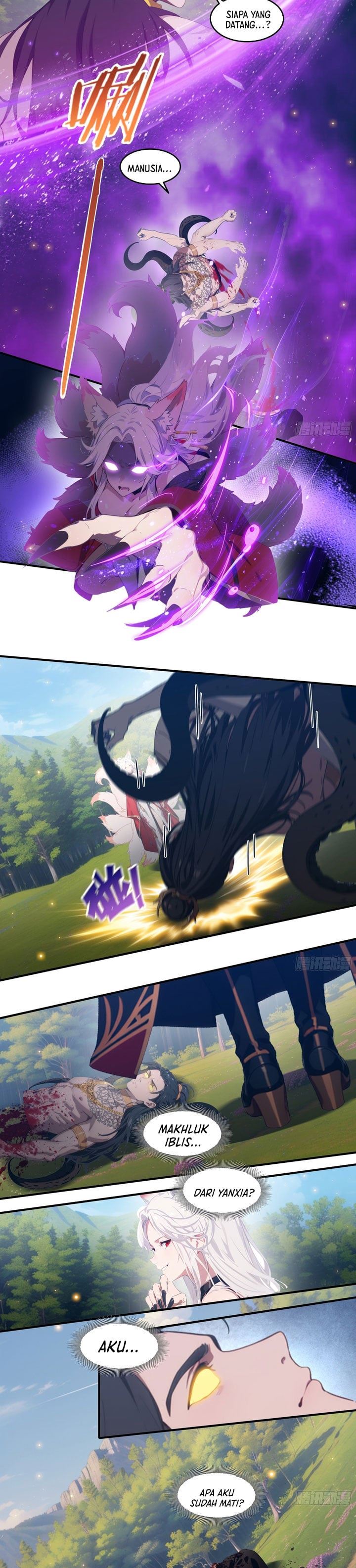 The Evil God Descends, I Own Great Hell Chapter 109