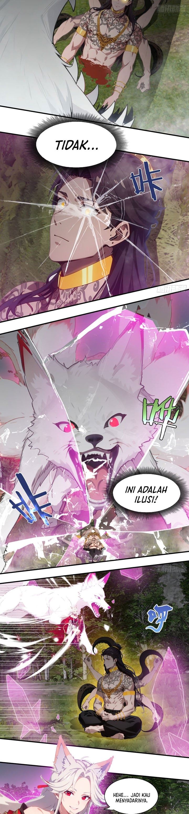 The Evil God Descends, I Own Great Hell Chapter 109