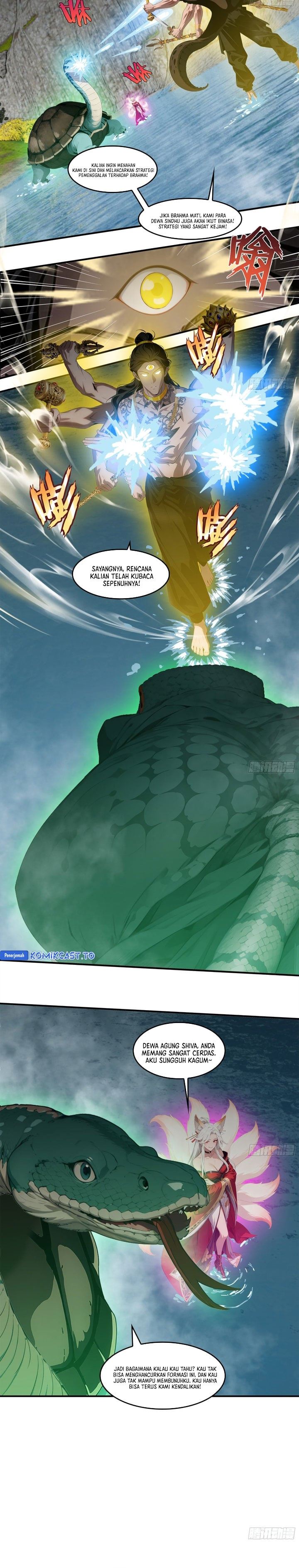 The Evil God Descends, I Own Great Hell Chapter 110