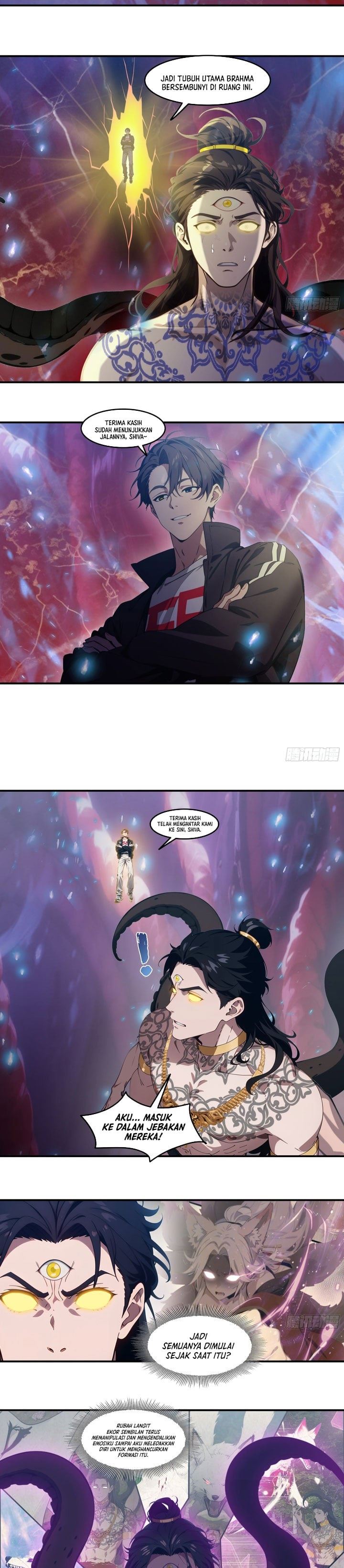 The Evil God Descends, I Own Great Hell Chapter 112