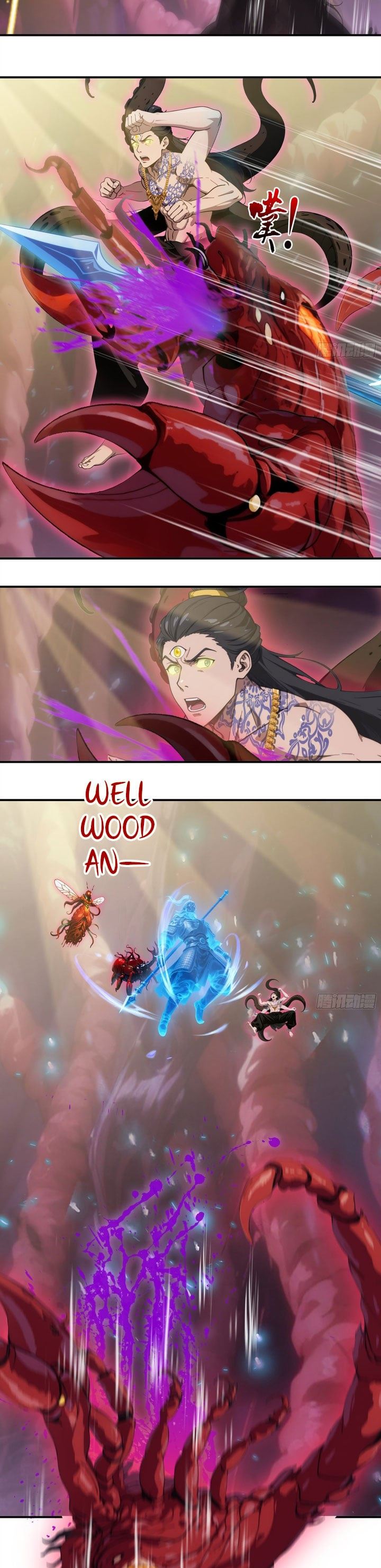 The Evil God Descends, I Own Great Hell Chapter 115