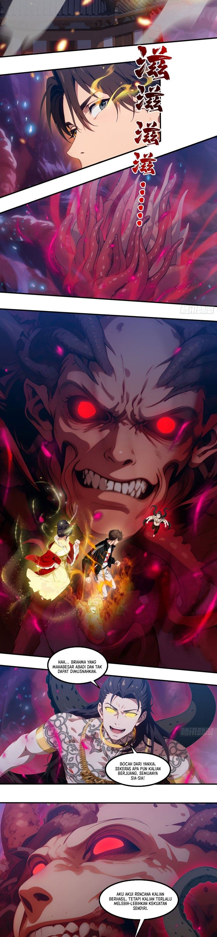 The Evil God Descends, I Own Great Hell Chapter 116