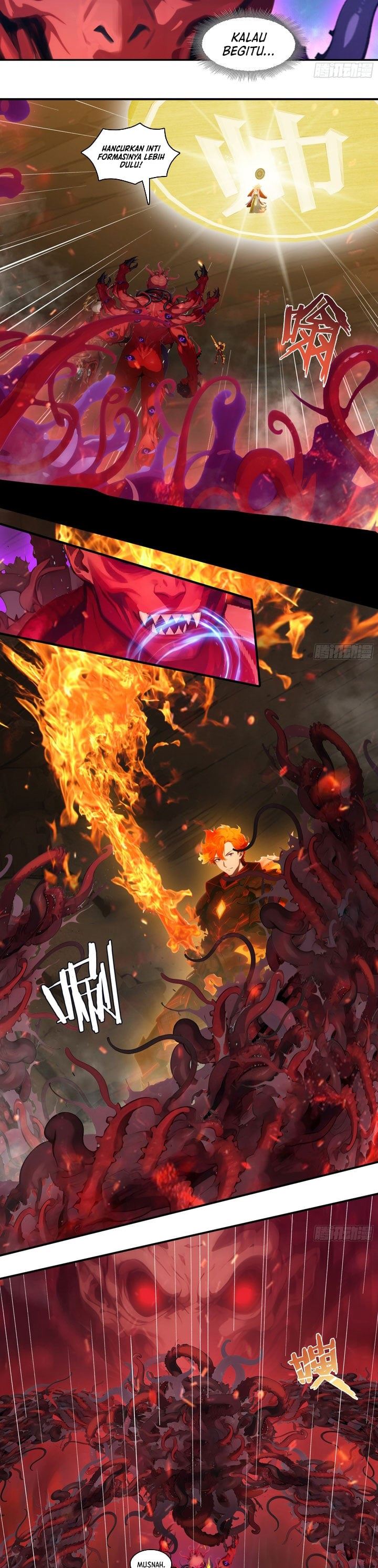 The Evil God Descends, I Own Great Hell Chapter 120