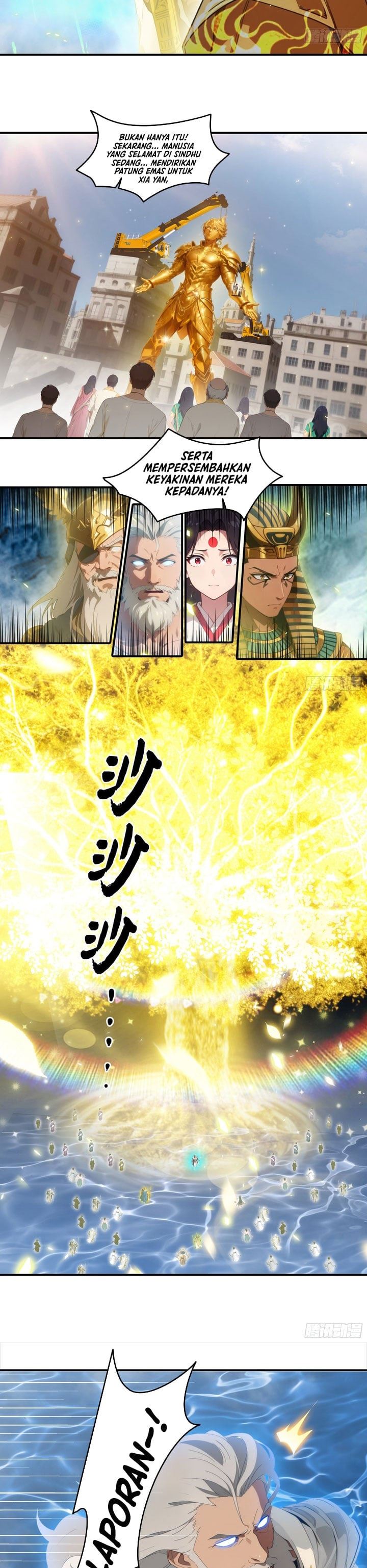 The Evil God Descends, I Own Great Hell Chapter 122