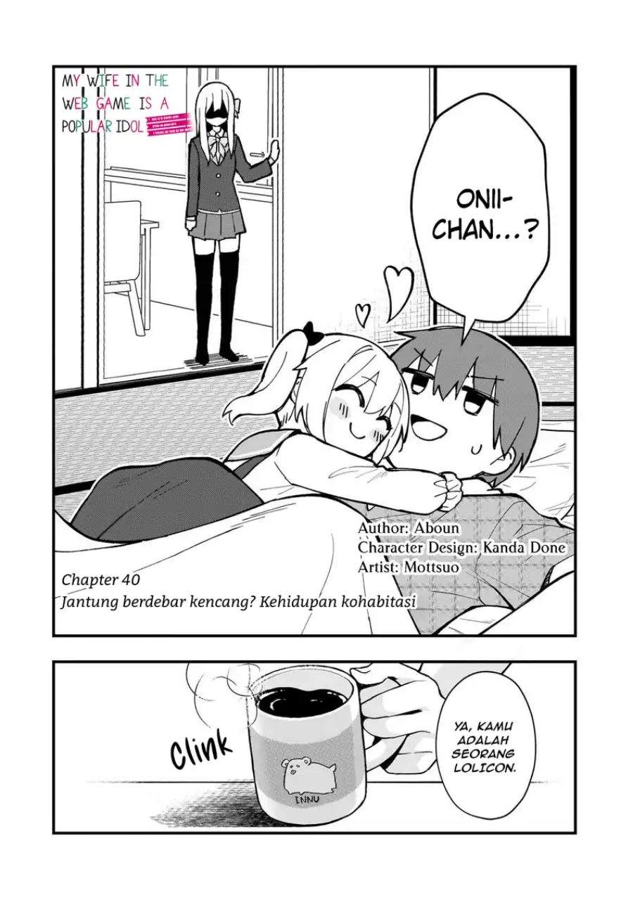 Netoge no Yome ga Ninki Idol datta Chapter 40