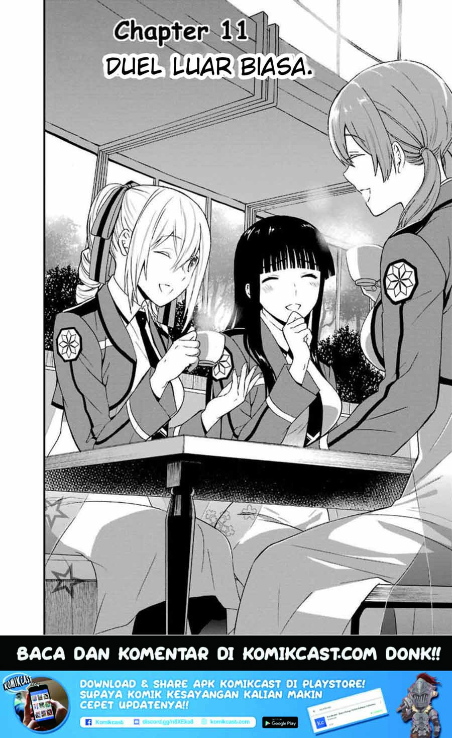 Mahouka Koukou no Rettousei – Raihousha-hen Chapter 11