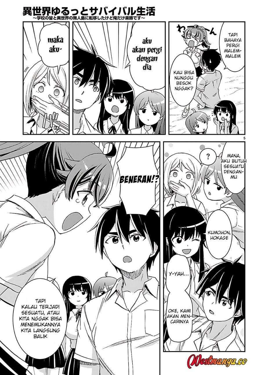Isekai Yurutto Survival Seikatsu: Gakkou no Minna to Isekai no Mujintou ni Tenishitakedo Ore Dake Rakushou desu Chapter 39