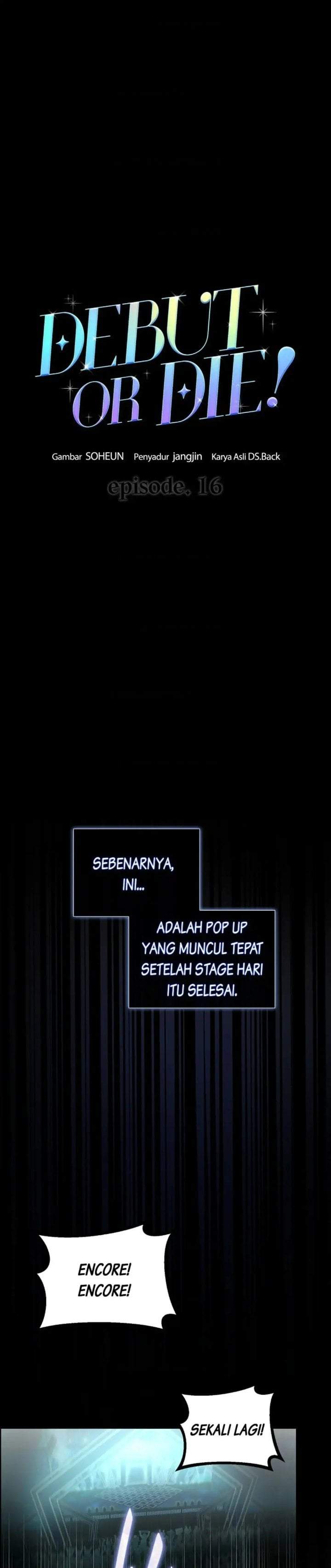 Debut or Die Chapter 16