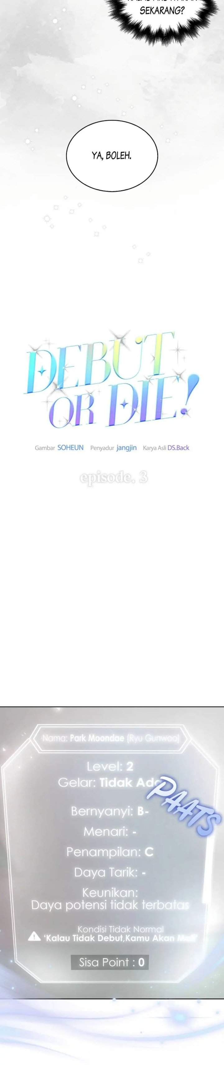 Debut or Die Chapter 3
