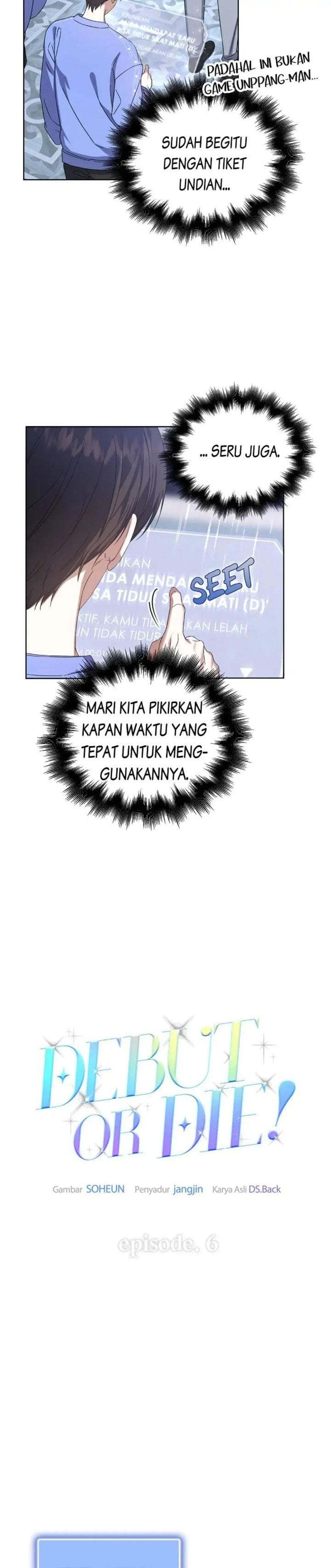 Debut or Die Chapter 6