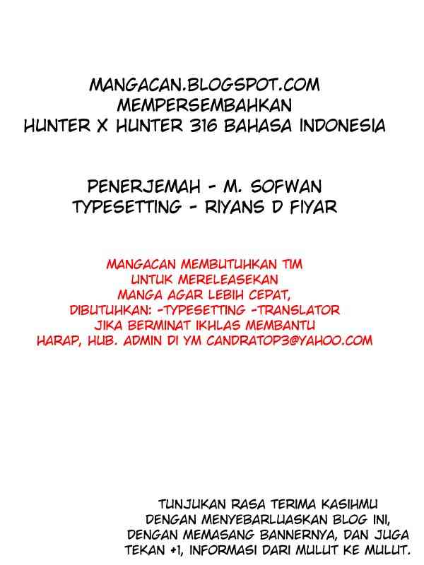 Hunter x Hunter Chapter 316