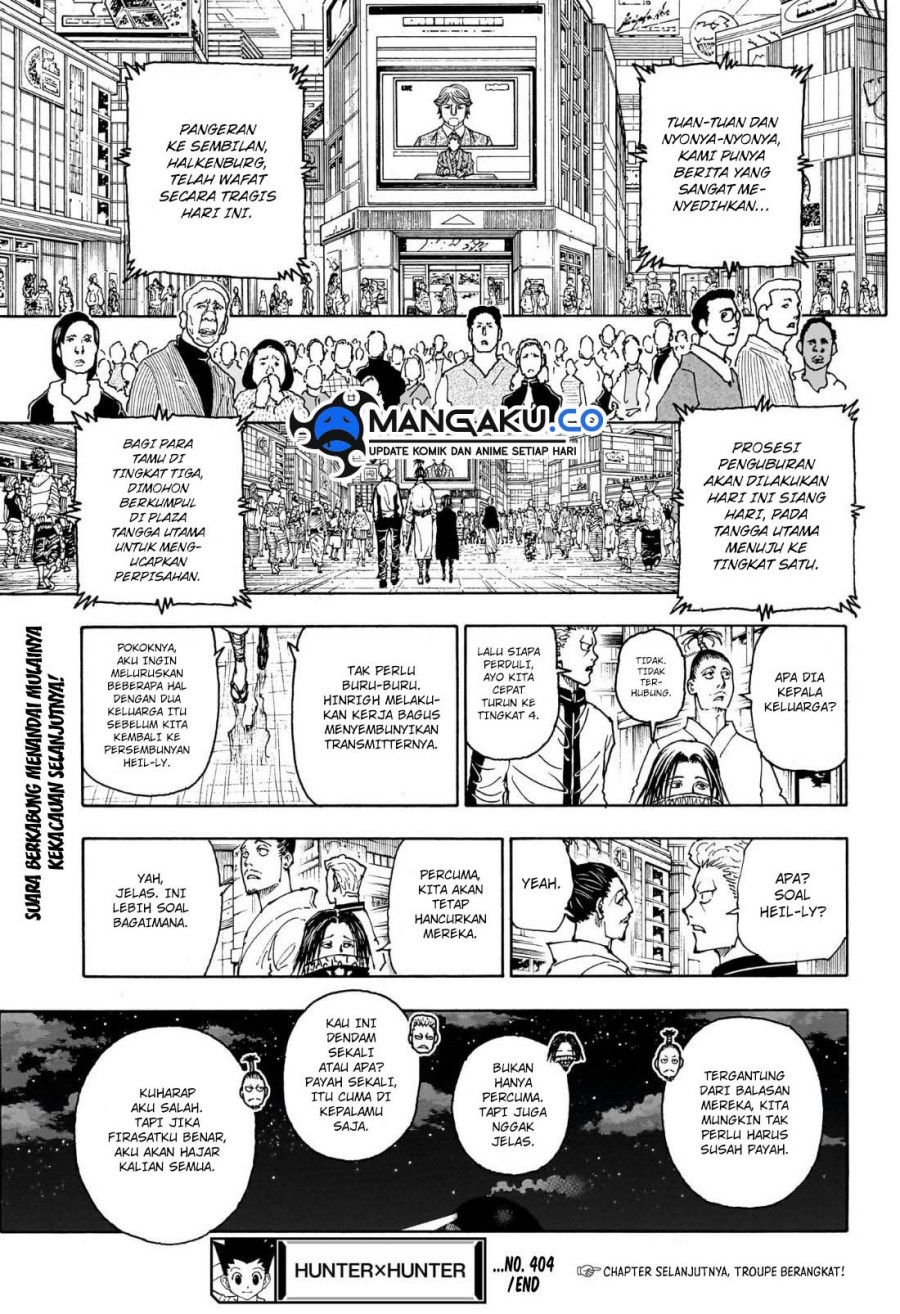 Hunter x Hunter Chapter 404