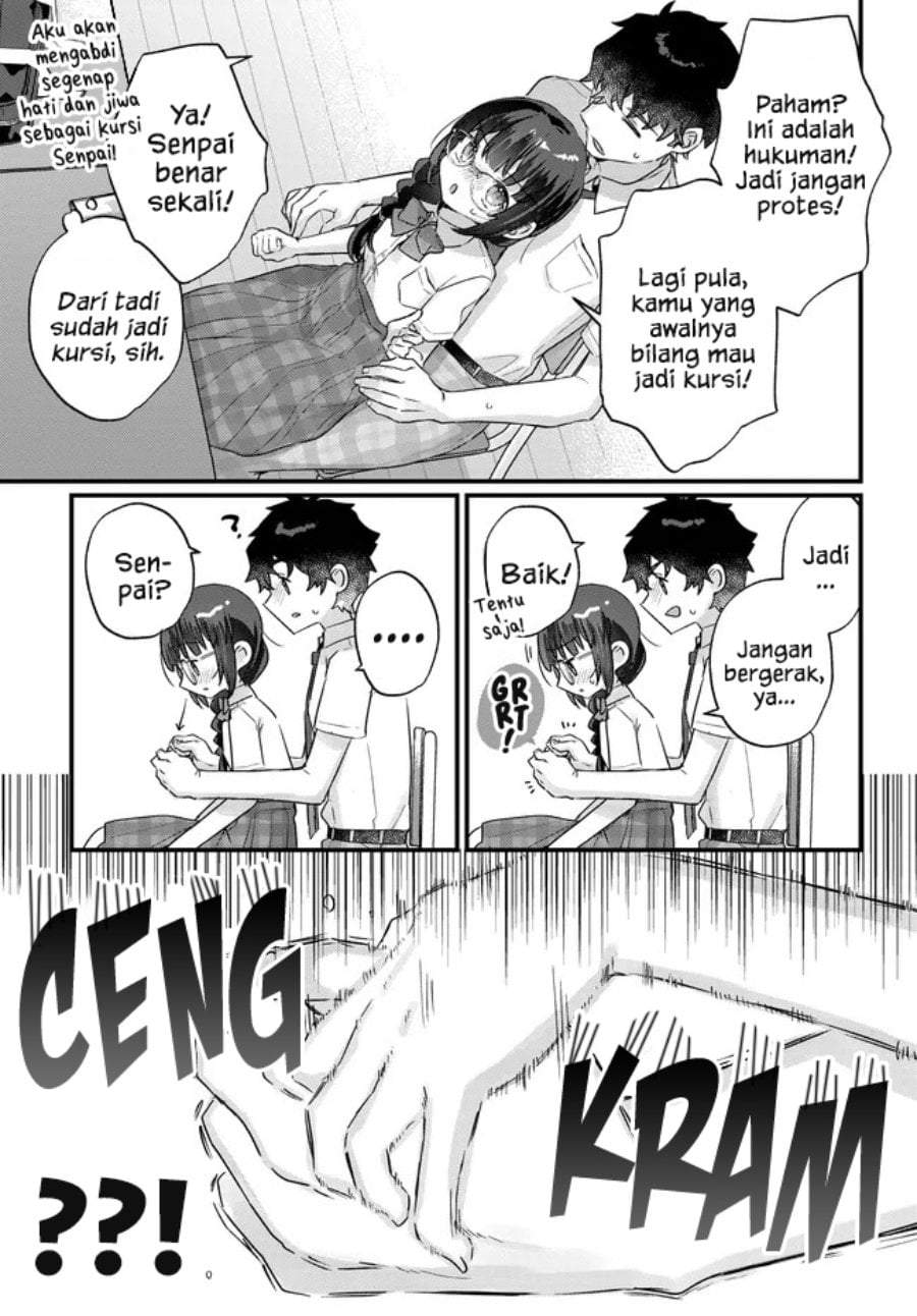 Chiisakute Kawaii Bungeibu no Chiteki na Senpai o, Hiza no Ue ni Nosetara Mainichi Suwattekuru you ni natta Chapter 3.1