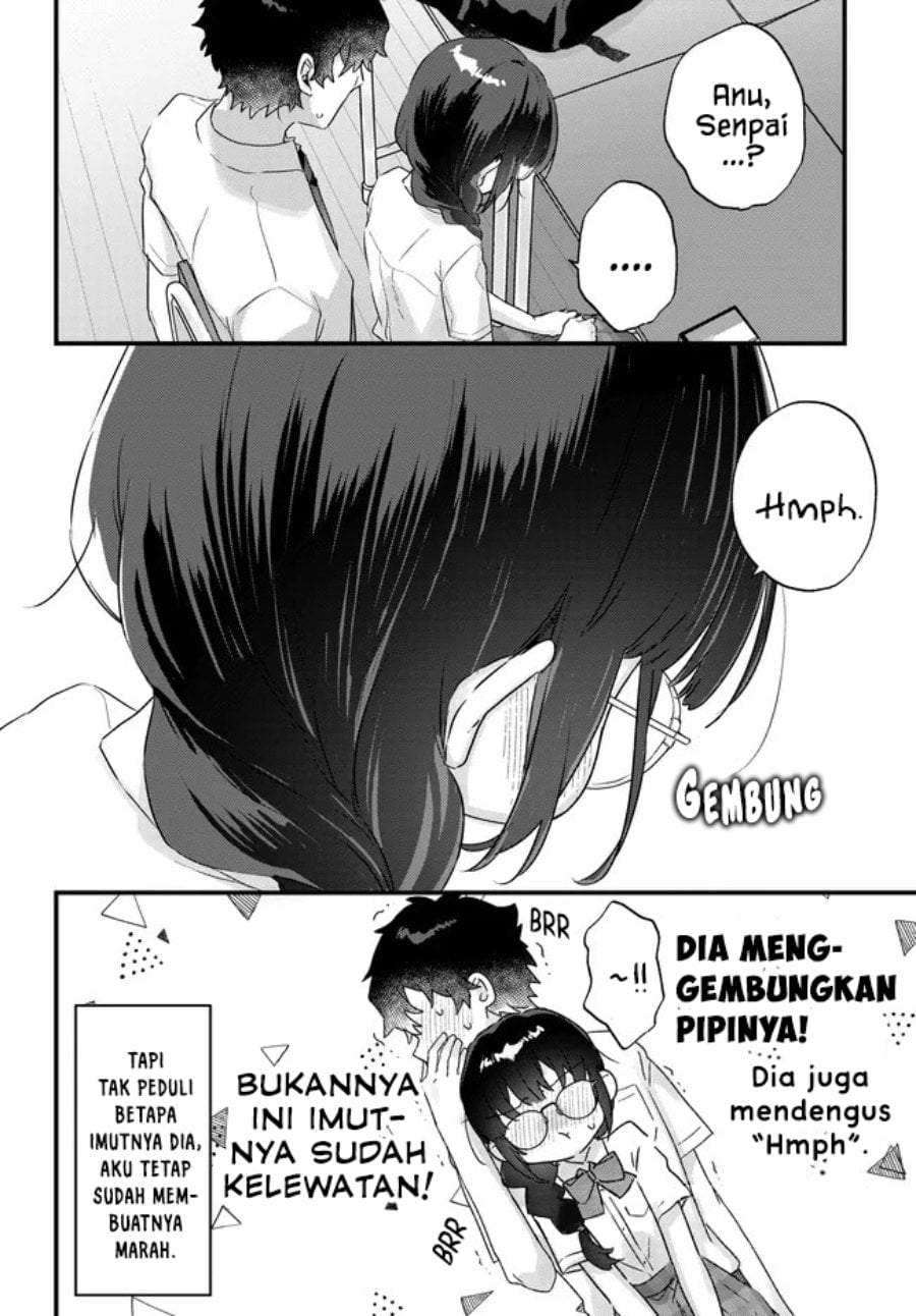 Chiisakute Kawaii Bungeibu no Chiteki na Senpai o, Hiza no Ue ni Nosetara Mainichi Suwattekuru you ni natta Chapter 3.1