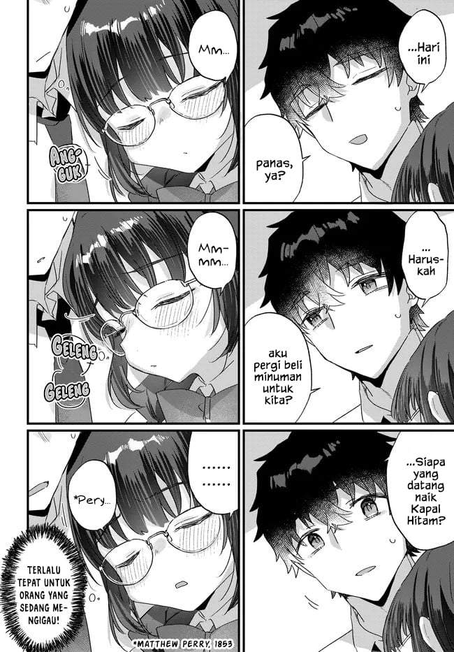 Chiisakute Kawaii Bungeibu no Chiteki na Senpai o, Hiza no Ue ni Nosetara Mainichi Suwattekuru you ni natta Chapter 4.1