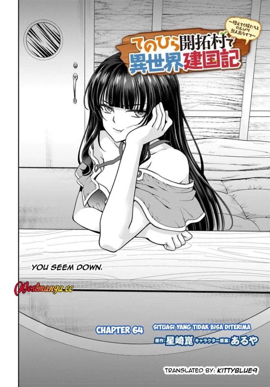 Tenohira Kaitakumura de Isekai Kenkouki ~Fueteku Yome-tachi to Nonbiri Mujintou Raifu~ Chapter 64