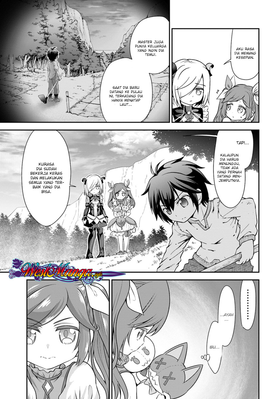 Tenohira Kaitakumura de Isekai Kenkouki ~Fueteku Yome-tachi to Nonbiri Mujintou Raifu~ Chapter 9