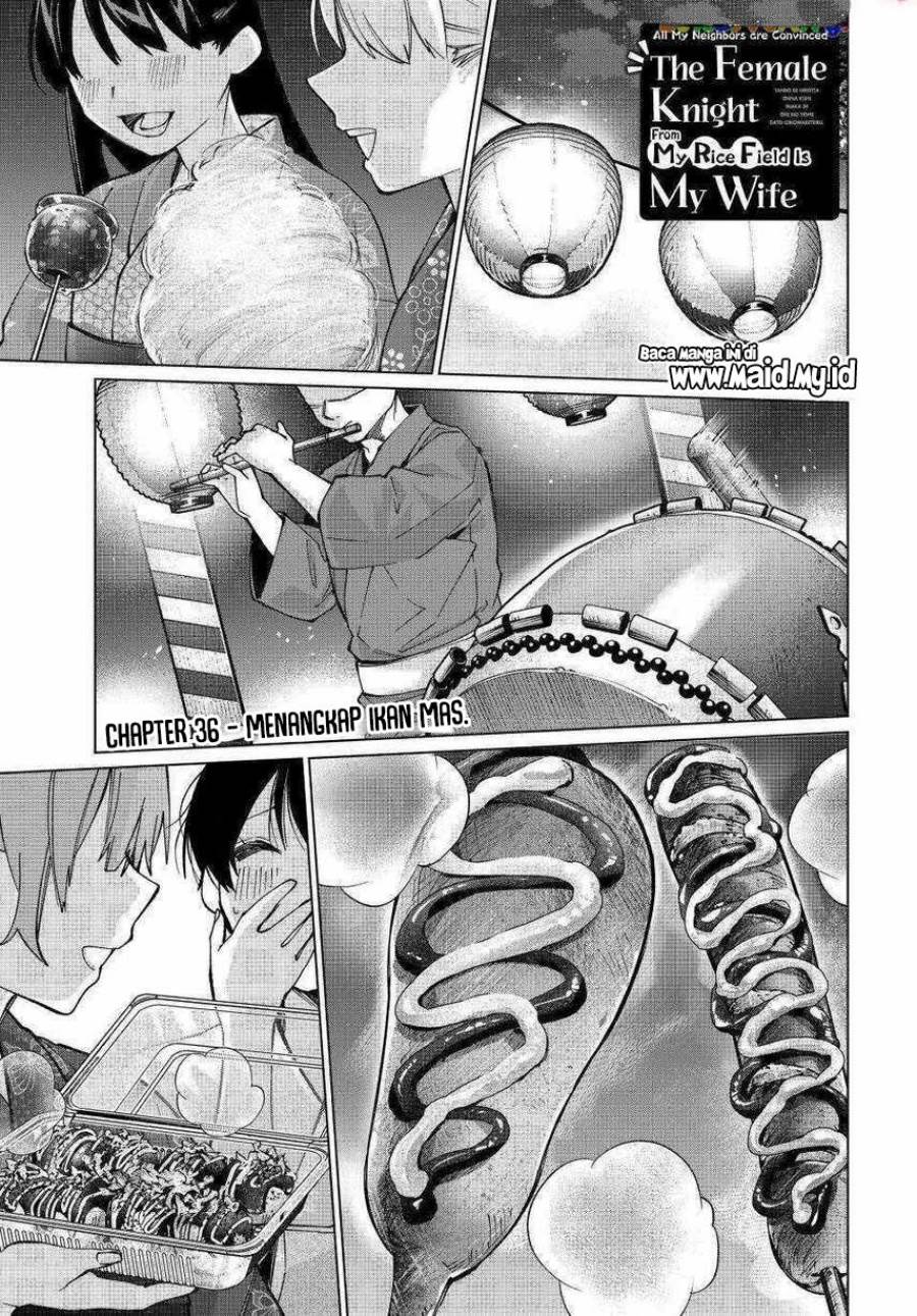 Tanbo de Hirotta Onna Kishi, Inaka de Ore no Yome da to Omowareteiru Chapter 36