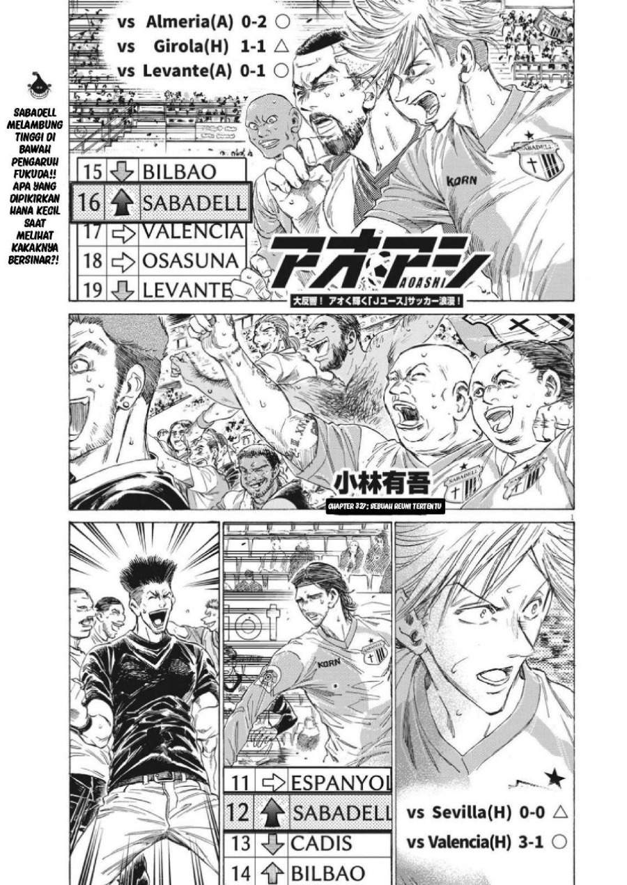 Ao Ashi Chapter 327