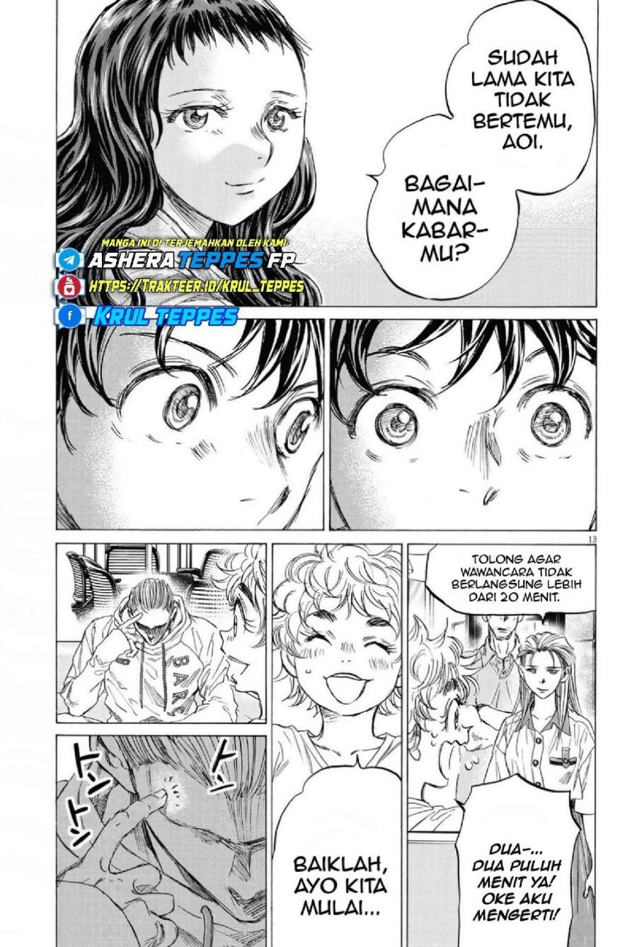 Ao Ashi Chapter 340