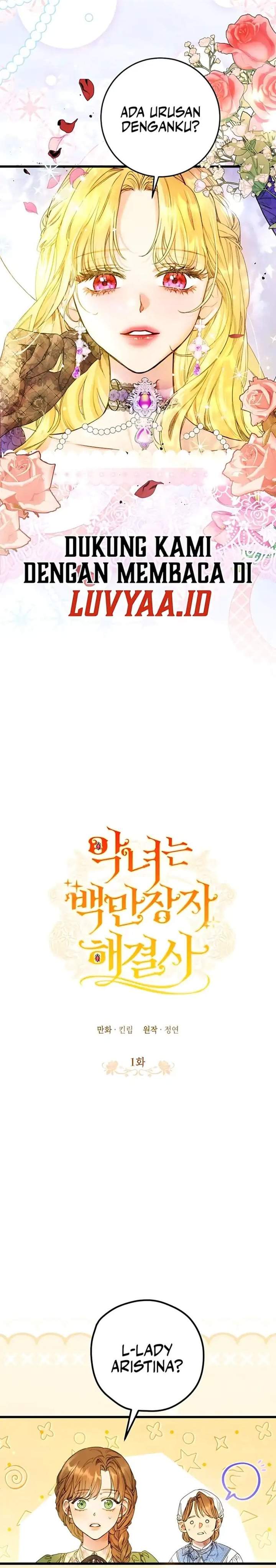 The Villainess is a Millionaire Solver Chapter 1