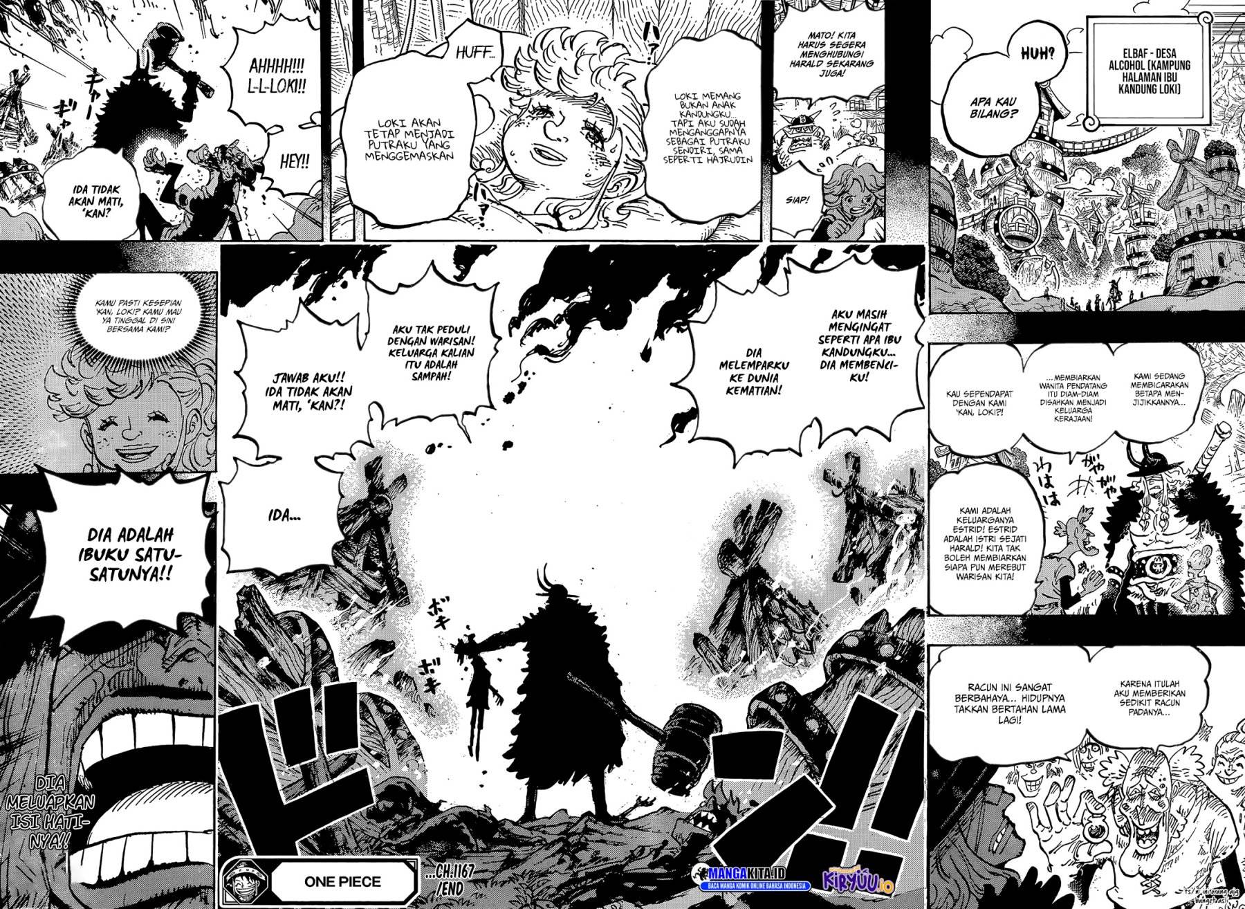 One Piece Chapter 1167