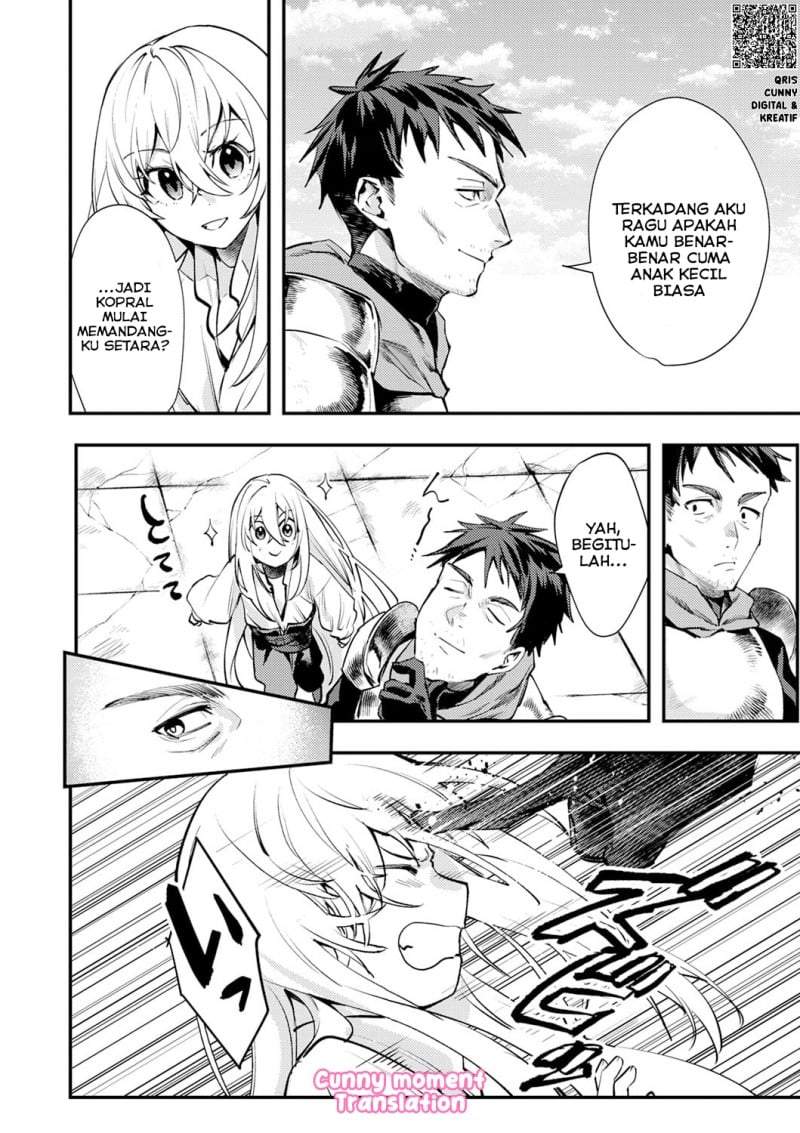 Shura Youjo no Eiyuutan ~Hanpa-sha to Iwa Reta Youhei, Youjo ni Tensei Shite Nariagaru~ Chapter 3
