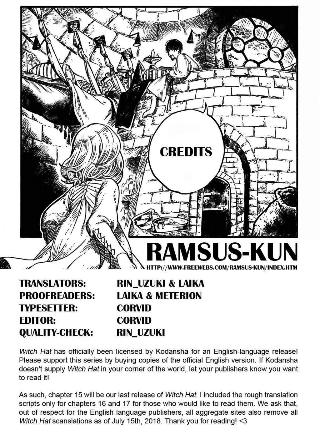 Tongari Boushi no Atelier Chapter 15