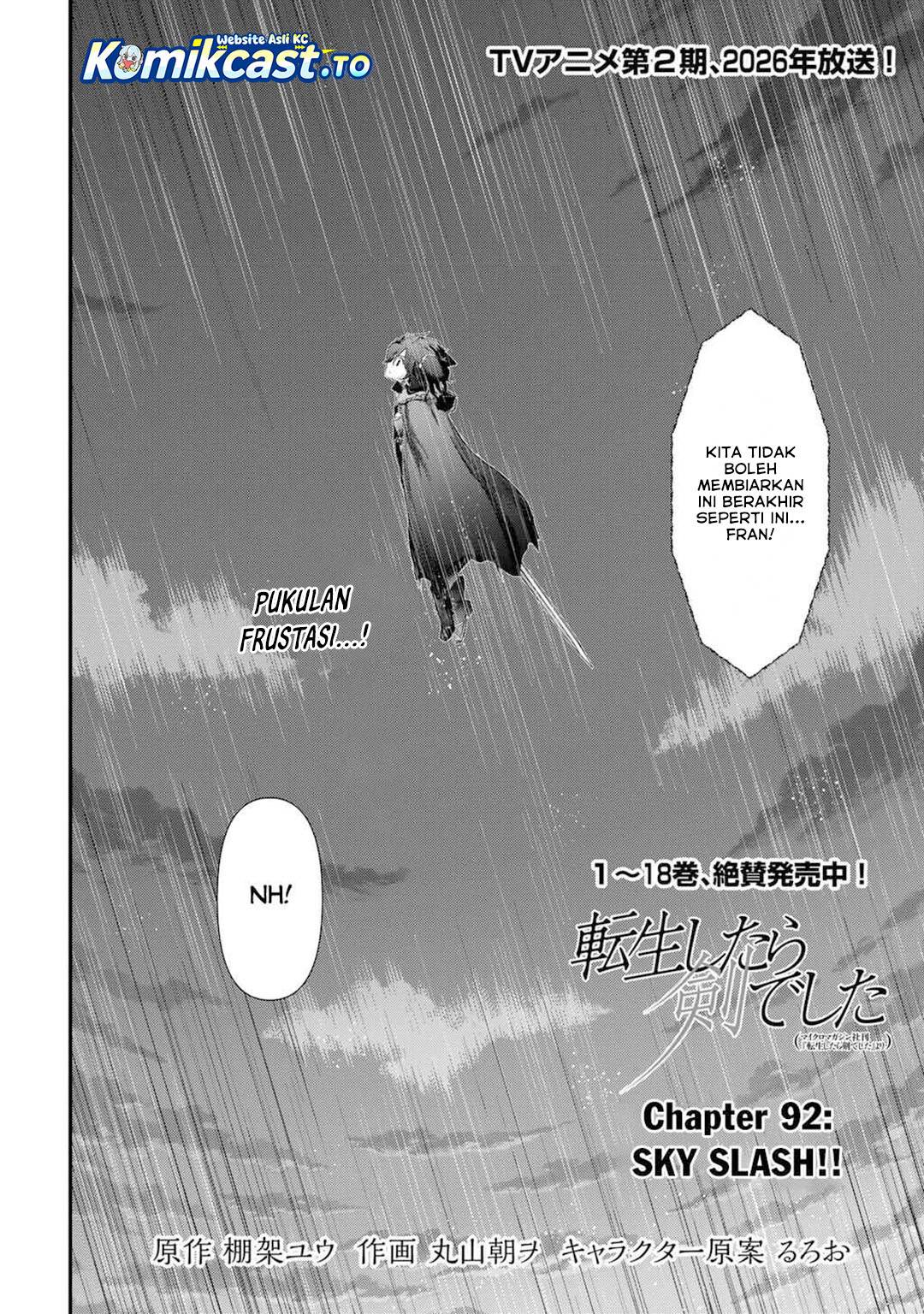Tensei Shitara Ken Deshita Chapter 92