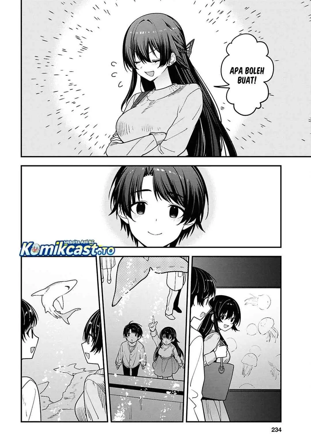 Tonari no Seki no Yankee Shimizu-san ga Kami o Kuroku Sometekita Chapter 20